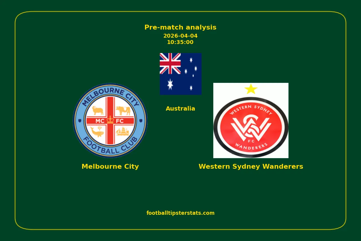 Pre-match analysis: Melbourne City vs Western Sydney Wanderers on 2026-04-04